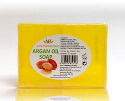 Pastilla jabón aloe vera al aceite de argán 125g