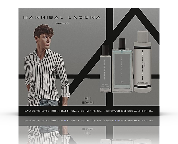 Estuche Triplo Hannibal Laguna HIT 100ml +30ml+200ml Gel