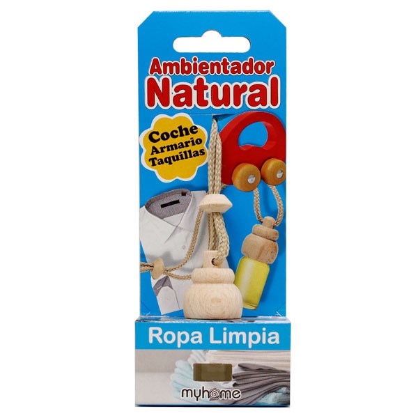 Ambientador coche  MYHOME  Ropa Limpia 7ml