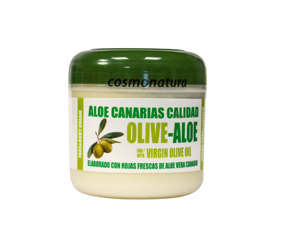 Crema Aloe Vera + Aceite de oliva Virgen Cara-Cuerpo 300 mL